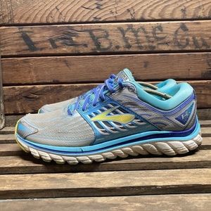 Brooks Glycerin 14 Blue Gray Running Shoe sz 9.5B